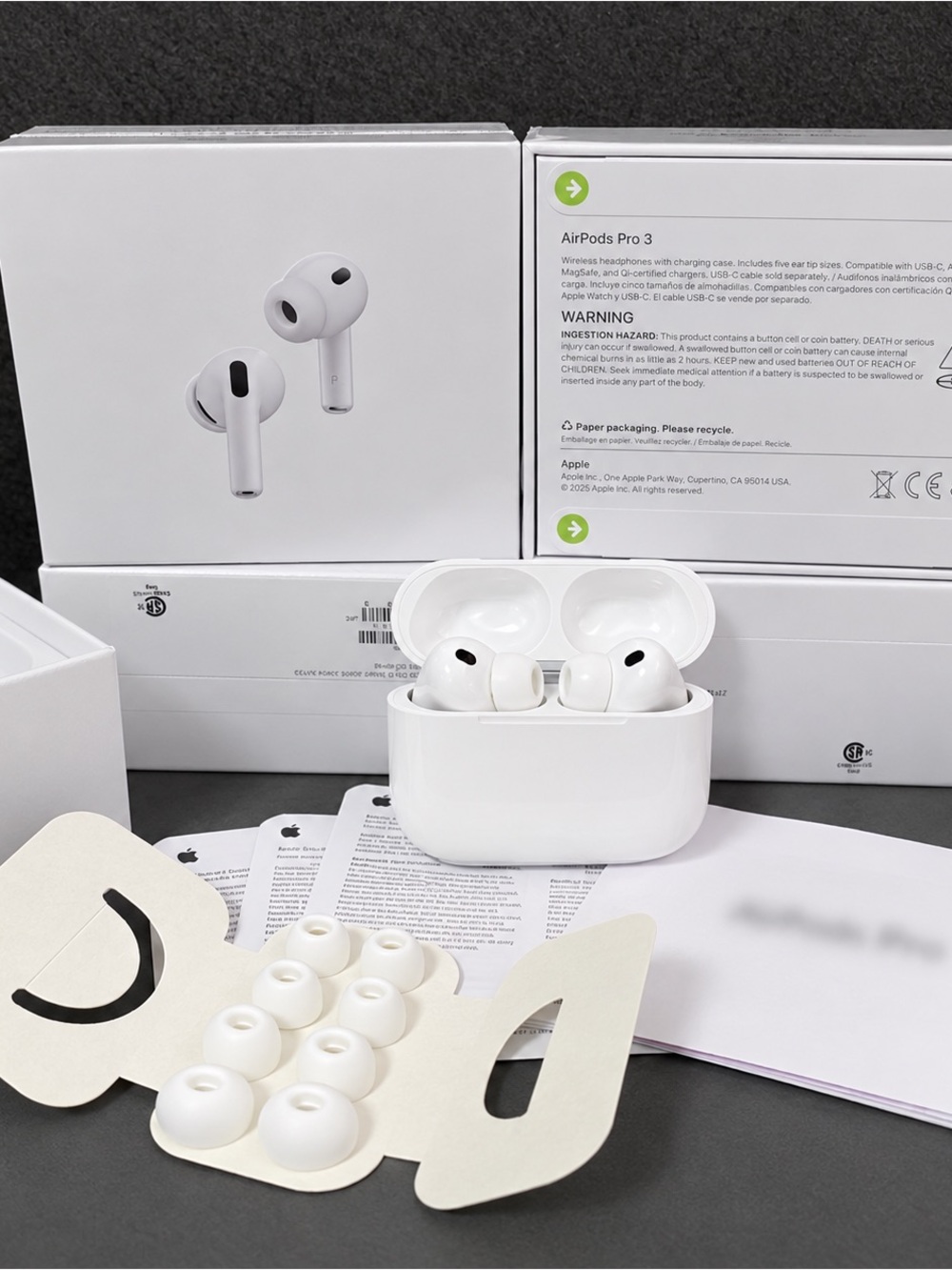 Apple AirPods Pro 3 True Wireless Earbuds - White